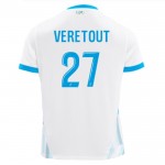 Günstige Fußballtrikots Olympique Marseille Veretout 27 Heimtrikot 2024-25 Kurzarm